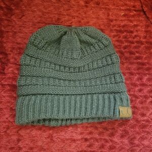 C.C Soft Charcoal Grey Knit Beanie